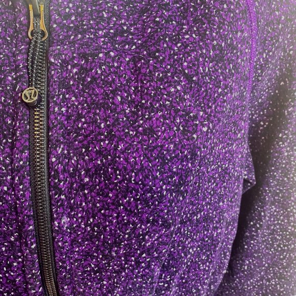 Lululemon puple space dye hooded jacket size 6 - Picture 3 of 9